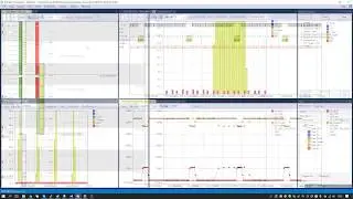 Percepio Tracealyzer showing Cypress PSoC 6 hardware profiler data