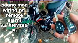 how to install 2way alarm sa xrm 125 Fi