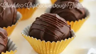 Chocolate Chip Cookie Dough Truffles