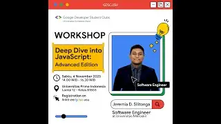 Workshop GDSC USU : Advanced Javascript