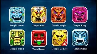 Temple Castle Run, Temple Zombie, Temple Horror, TempleRun 2, Temple King, Temple Jungle,Tomb Runner