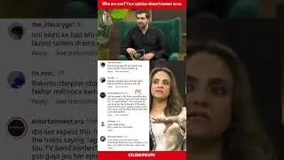 Musaddiq Malik and Nadia Khan faced backlash#celebritiezpk #trendingnow#pakistanicelebrities