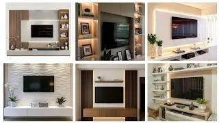 LCD TV wall unit stand decoration for home decoration ideas