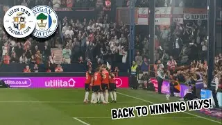 LUTON SECURE SECOND CONSECUTIVE HOME WIN! | Luton v Wigan Match Vlog