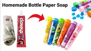 How To Make Paper Soap At Home 😱🤩✨|| DIY Paper Soap 🤯 || Paper Soap Making At Home 😱 || Paper Soap 🤯