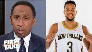 'CJ McCollum is player of big game' - Stephen A. praise Pelicans def. Spurs | FIRST TAKE