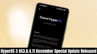 HyperOS 3 OS3.0.4.11 Global December Update Released - REDMI Note 14 Android 16