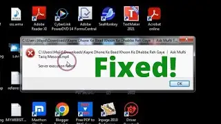 [Fixed] Server Execution Failed Error In Windows Media Player (Windows 7 8 10 11)