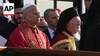 Pope Leo XIV marks the 1700 anniversary of the Council of Nicea in Turkey