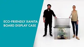 How To Set Up A Xanita Board Display Case | Product Assembly | Displays2go&reg;