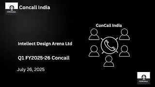 Intellect Design Arena Ltd Q1 FY 2025-26 Concall