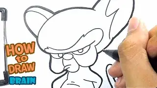 How to Draw Pinky and the Brain | Drawing The Brain | Old but Gold Cartoon