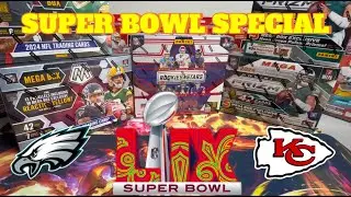 OPENING 5 DIFFERENT MEGA BOXES FOR THE SUPER BOWL LIX!