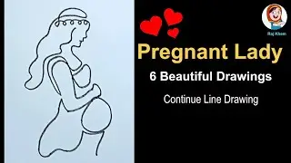 Pregnant womens Drawings | 1 line drawing women line drawings | women continue line drawing #drawing