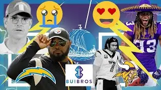 Week 3 RECAP - UPs & DOWNs - Chargers & Vikings - BuiBros Football Podcast