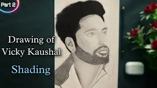 How to draw Vicky Kaushal // Shading Tutorial .