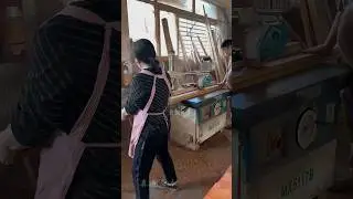 Indonesian Teak Door | Planer Board Grooving Craftsmanship Process #woodworking #ubwoodcraftstudio