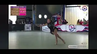 Emilia Mayorga freedance Campeonato Nacional Los Ángeles 1er lugar