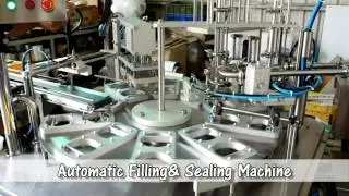 Syrup Cup Automatic Filling Sealing Machine 液體充填封口機 SP-2202A