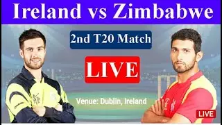 Live : Ireland vs Zimbabwe | 2nd T20I | Live Cricket Score | Zimbabwe tour of Ireland 2021