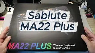 SABLUTE MA22 Plus - Ergonomic mouse and keyboard combo that is actually comfortable - Hidden Gem