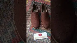 Handmade Men&rsquo;s Loafer Size 41 | Printed Fabric Upper &bull; Microlight Sole