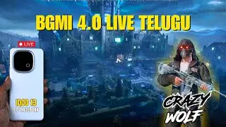 BGMI 4.0 Live Conquer, IQOO 13 120FPS | Crazy Wolf BGMI Live
