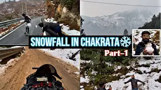 Manali Nhi Yeh Chakrata ka Snowfall❄️ hai | Part-1 | Uttrakhand Travel Vlog | Sparkmoto