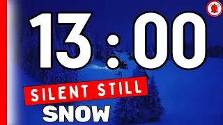 ⌛ 13 minute timer without music (no music with alarm)