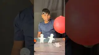 Balloon_Tissue Paper Hack ✅ | science project class 7th #experiment #diy #fyp #gems #shorts