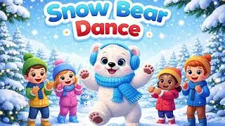 Snow Bear Dance | Nursery Rhymes & Kids Songs | @HappyMoveKidsSongs