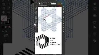 Line Hexagon Logo Design in Adobe Illustrator Tutorial