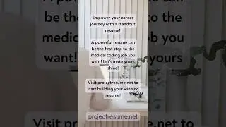 Build credibility with a resume that tells your story!