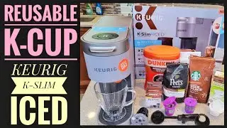 HOW TO USE KEURIG MY Reusable K-Cup In Keurig K-Slim+ ICED Coffee Maker