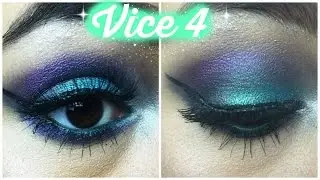 Urban Decay Vice 4 Pallet Tutorial  | Mermaid Inspired!