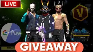 CUSTOM ROOM GIVEAWAY 6V6 CLASH SQUAD CODE GIVEAWAY ||#freefirelive #LIVE#giveawayyy