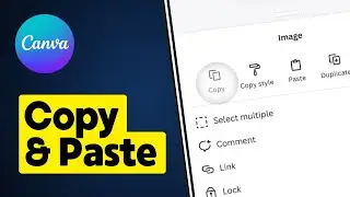 How to Copy & Paste on Canva