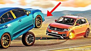 High Speed Traffic Car Crashes - BeamNG Drive | Arc Gaming Live