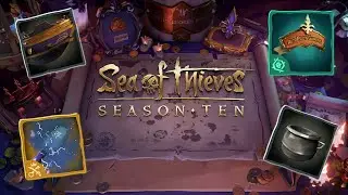 Sea Of Thieves - All 100 Rewards for Season 10 & Plunder Pass - No Commentary
