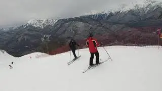 Красная поляна. Трасса Панорама. Март 2021