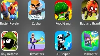 Butter Royale, Zooba, Food Gang, Badland Brawl, Tiny Defense, Hitmasters, Jt Sniper, Hell Copter