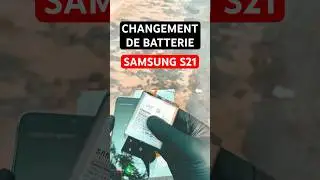 Remplacement de #batterie sur ce #SamsungS21 sur le parking du client #r&eacute;parationiphone