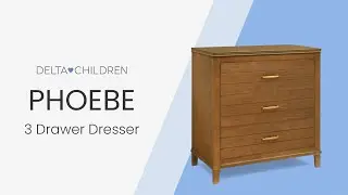 Phoebe 3 Drawer Dresser with Interlocking Drawers (by Delta Children)