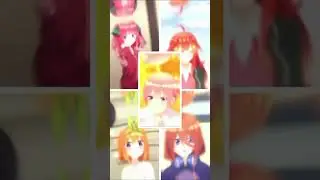 Kembar Lima sangat imut #jedagjedug#anime#gotoubunnohanayome#shorts