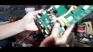 Mesin las Rhino MMA 160 mati total rusak blok inverter