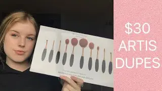TESTING CHEAP ARTIS BRUSH DUPES?! || Holly Spalla