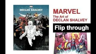 Marvel Monograph The Art of Declan Shalvey Flip Through Moon Knight