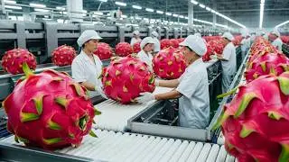 Modern Fruit Factory: Inside a High-Tech Dragon Fruit Processing Plant