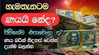 ණය බරින් නිදහස් වෙන්න 🦋 විශ්වයෙන් රහසක් | Wishwa Shakthiya Low of Attraction Sinhala 
