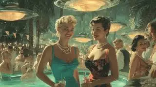 Poolside Glamour Evenings | 1950s Vintage Jazz for Elegant Summer Vibes